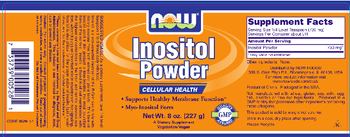 NOW Inositol Powder - supplement