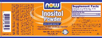 NOW Inositol Powder - supplement