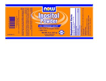 NOW Inositol Powder - supplement