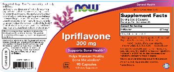 NOW Ipriflavone 300 mg - supplement