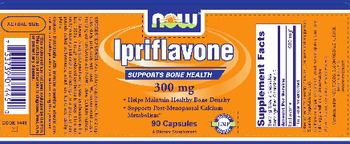 NOW Ipriflavone 300 mg - supplement