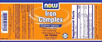 NOW Iron Complex - supplement