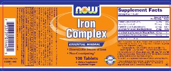 NOW Iron Complex - supplement