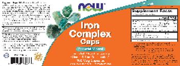 NOW Iron Complex Caps - supplement