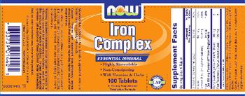 NOW Iron Complex - supplement