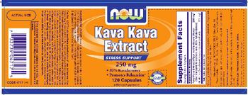 NOW Kava Kava Extract 250 mg - supplement