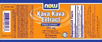 NOW Kava Kava Extract 250 mg - supplement