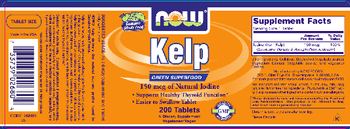 NOW Kelp - supplement