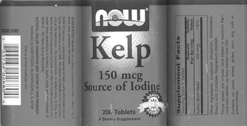 NOW Kelp 150 mcg - supplement