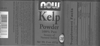 NOW Kelp Powder - supplement