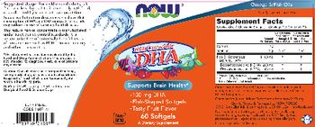 NOW Kid's Chewable DHA Fruit Flavor - supplement