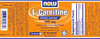 NOW L-Carnitine 250 mg - supplement