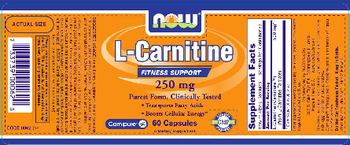 NOW L-Carnitine 250 mg - supplement