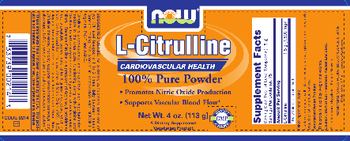 NOW L-Citrulline - supplement