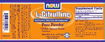 NOW L-Citrulline - supplement