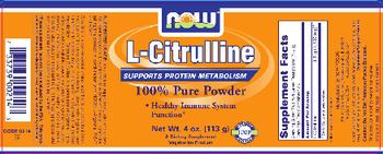 NOW L-Citrulline - supplement