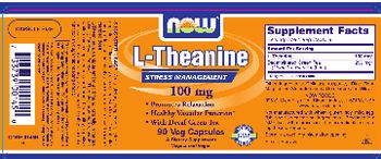 NOW L-Theanine 100 mg - supplement
