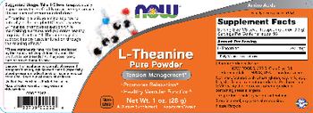 NOW L-Theanine - supplement