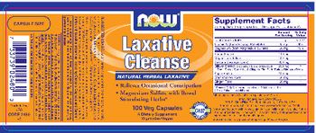 NOW Laxative Cleanse - supplement