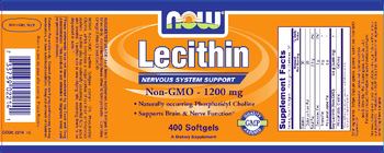 NOW Lecithin - supplement