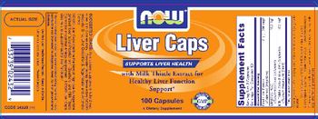 NOW Liver Caps - supplement