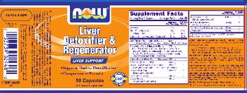 NOW Liver Detoxifier & Regenerator - supplement