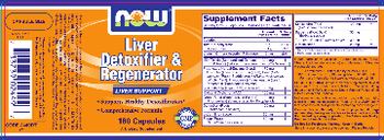 NOW Liver Detoxifier & Regenerator - supplement