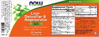 NOW Liver Detoxifier & Regenerator - supplement