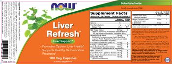 NOW Liver Refresh - supplement