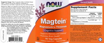 NOW Magtein - supplement