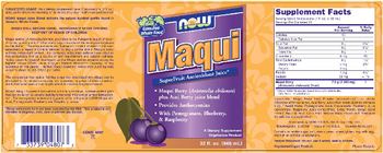 NOW Maqui SuperFruit Antioxidant Juice - supplement