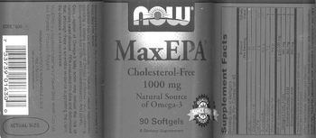 NOW MaxEPA 1000 mg - supplement