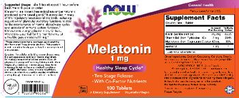 NOW Melatonin 1 mg - supplement