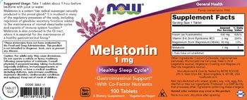 NOW Melatonin 1 mg - supplement