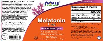 NOW Melatonin 1 mg - supplement