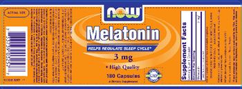 NOW Melatonin 3 mg - supplement