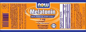 NOW Melatonin 3 mg - supplement