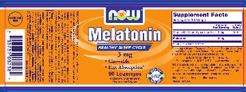 NOW Melatonin 3 mg - supplement