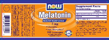 NOW Melatonin 3 mg - supplement