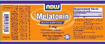 NOW Melatonin 5 mg - supplement