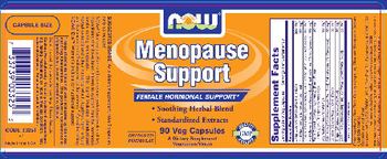 NOW Menopause Support - supplement