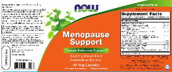 NOW Menopause Support - supplement