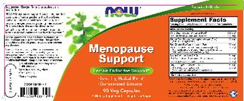 NOW Menopause Support - supplement