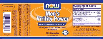 NOW Men's Virility Power - supplement