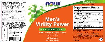 NOW Men's Virility Power - supplement