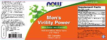 NOW Men's Virility Power - supplement