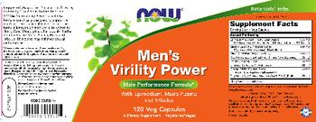 NOW Men's Virility Power - supplement