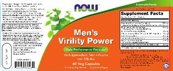 NOW Men's Virility Power - supplement