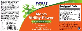 NOW Men's Virility Power - supplement