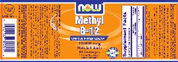 NOW Methyl B-12 10,000 mcg - supplement